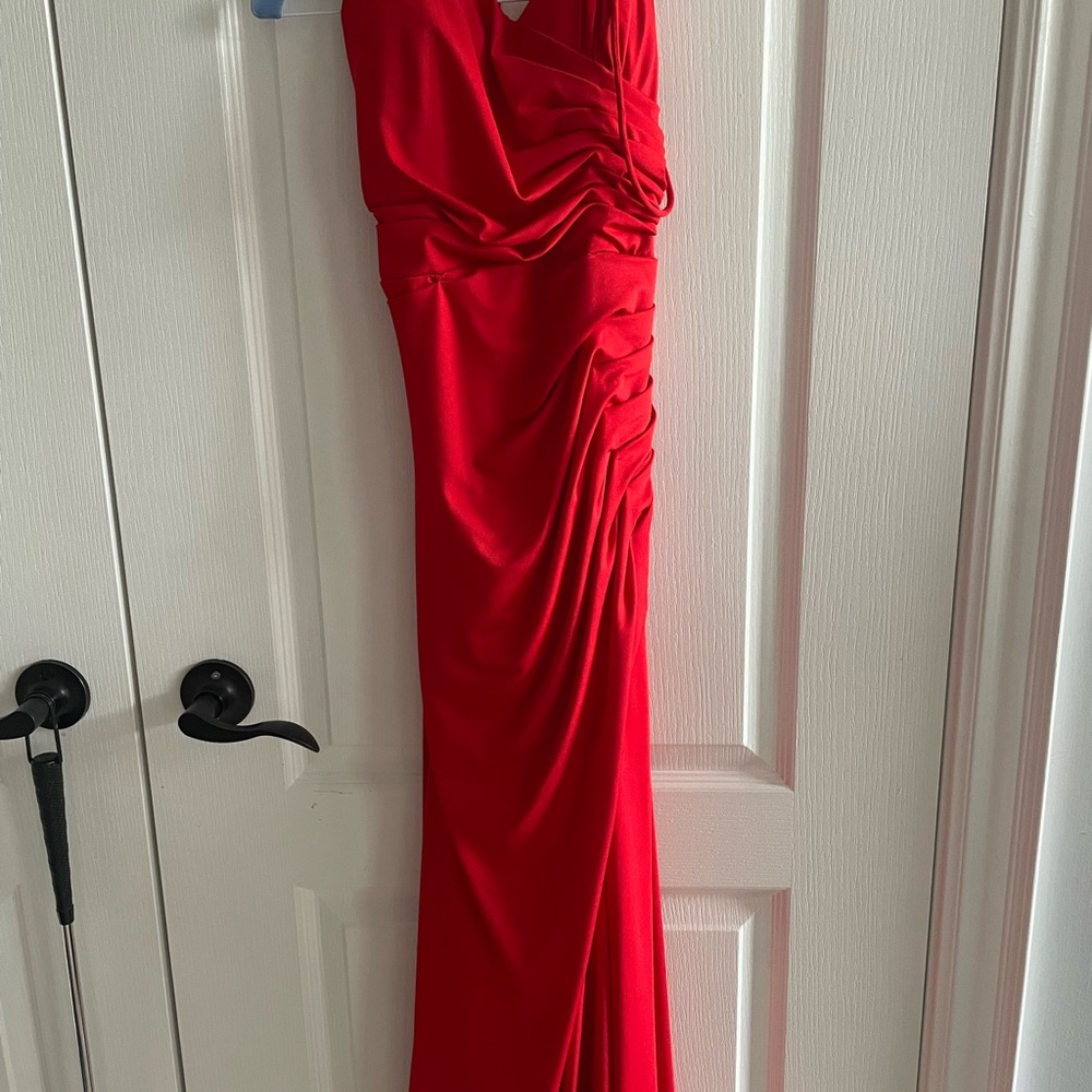 Elegant Red Evening Gown